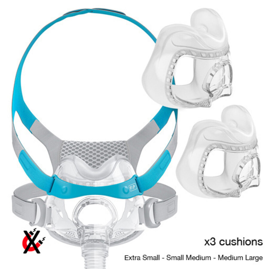 EVORA Full - volgelaatsmasker - FitPack (3 kussen) - Fisher & Paykel Healthcare-2