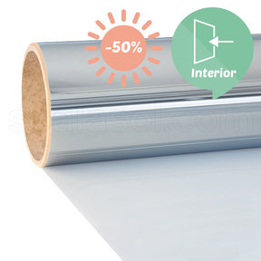 Solar Protection Film | SPM50 | Slightly tinted / Mirror | Made-to-size