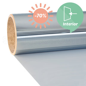 Solar Protection Film | SPM70 | Slightly tinted / Mirror | Made-to-size