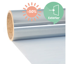 Solar Protection Film | SPM50E | Slightly tinted / Mirror | Made-to-size