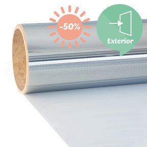 Solar Protection Film | SPM50E | Slightly tinted / Mirror | Per roll