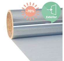 Solar Protection Film | SPM70E | Slightly tinted / Mirror | Per roll