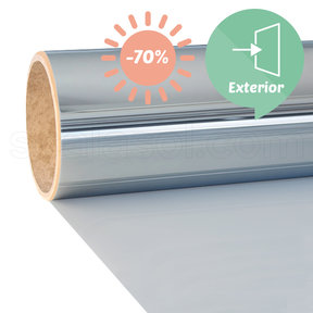 Solar Protection Film | SPM70E | Slightly tinted / Mirror | Per roll