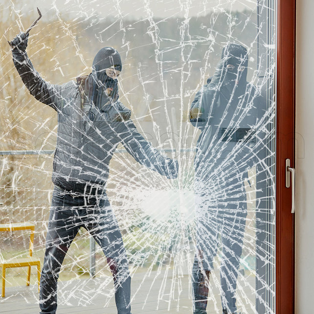 Inbraakwerende Raamfolie | QS8 | Spiegel | Per rol Inbraakwerende Raamfolie | QS8 | Spiegel | Per rol