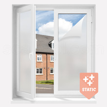 Privacy Folie | PP25 | Zandstraal effect | Op maat | Statisch