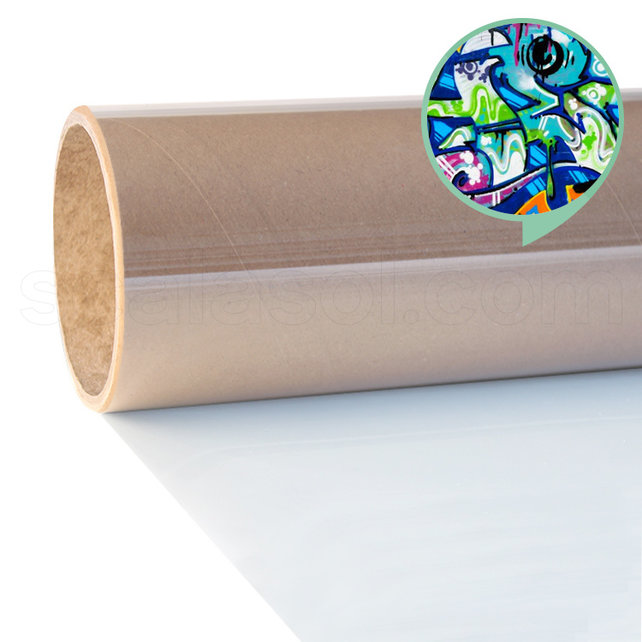 Anti-Graffiti Folie | ORG | Klar Durchsichtig | Muster