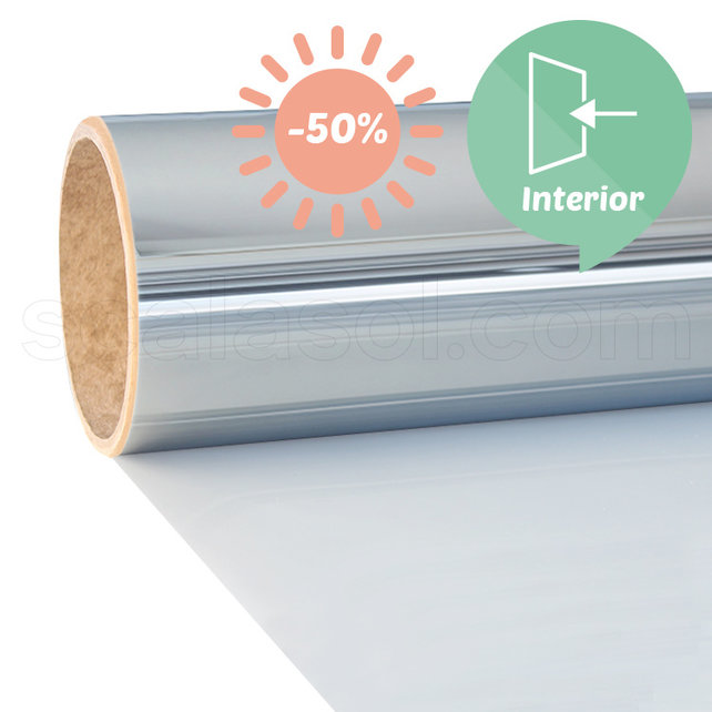 Solar Protection Film | SPM50 | Slightly tinted / Mirror | Sample