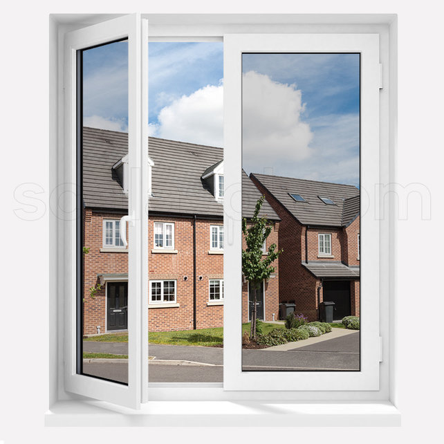 Solar Protection Film | SPM50 | Slightly tinted / Mirror | Sample