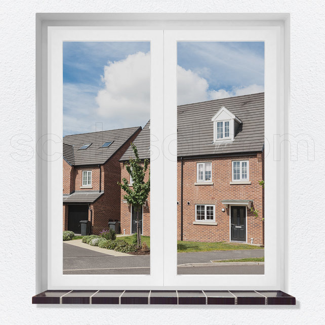 Solar Protection Film | SPM80 | Slightly tinted / Mirror | Sample