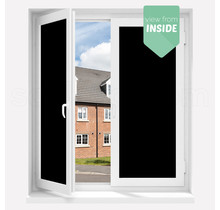 Verduisterende Raamfolie Wit/Zwart | XBWB | Black Out | Per rol