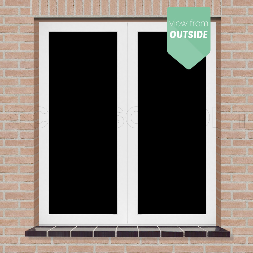 flexzon Getönte Fensterfolie, schwarz/smoke 35%, 50 x 300 cm