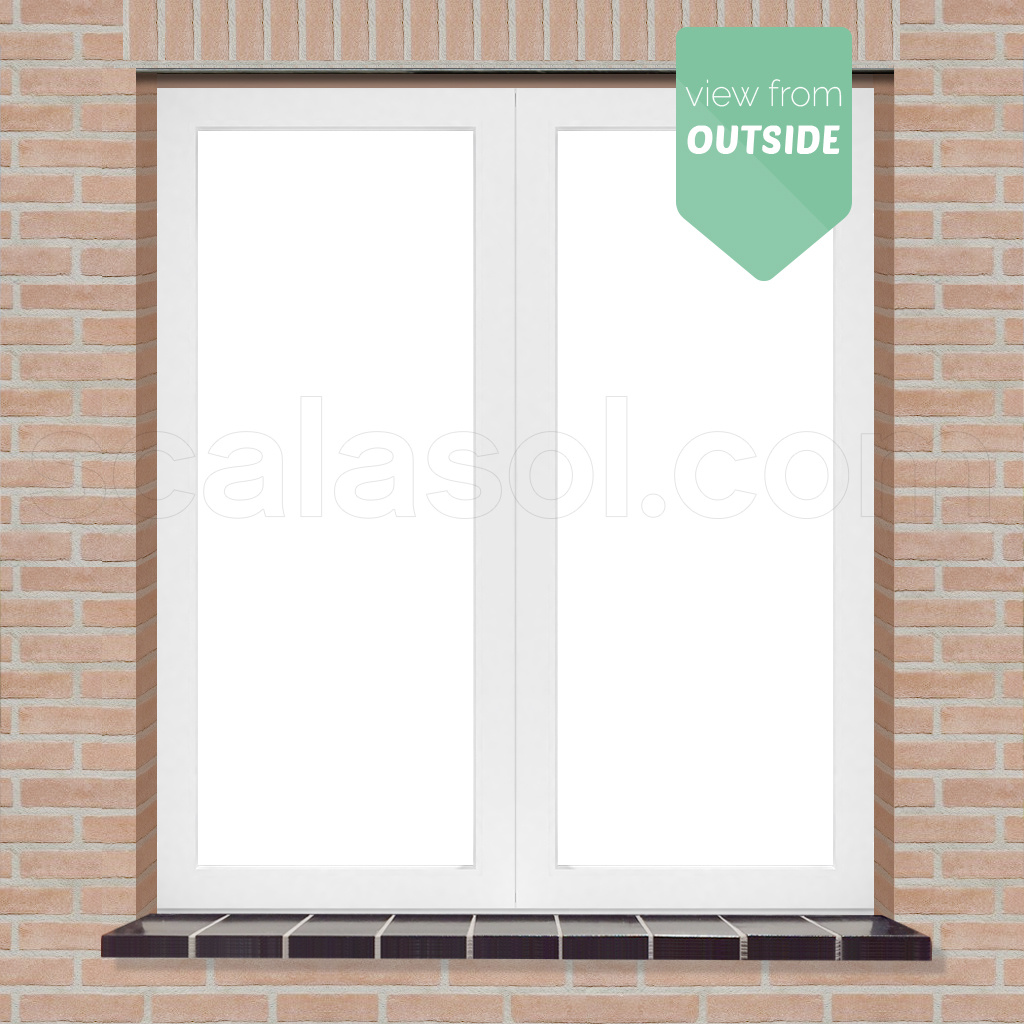 Verdunkelungsfolie für Fenster selbsthaftend, weiß/lichtgrau