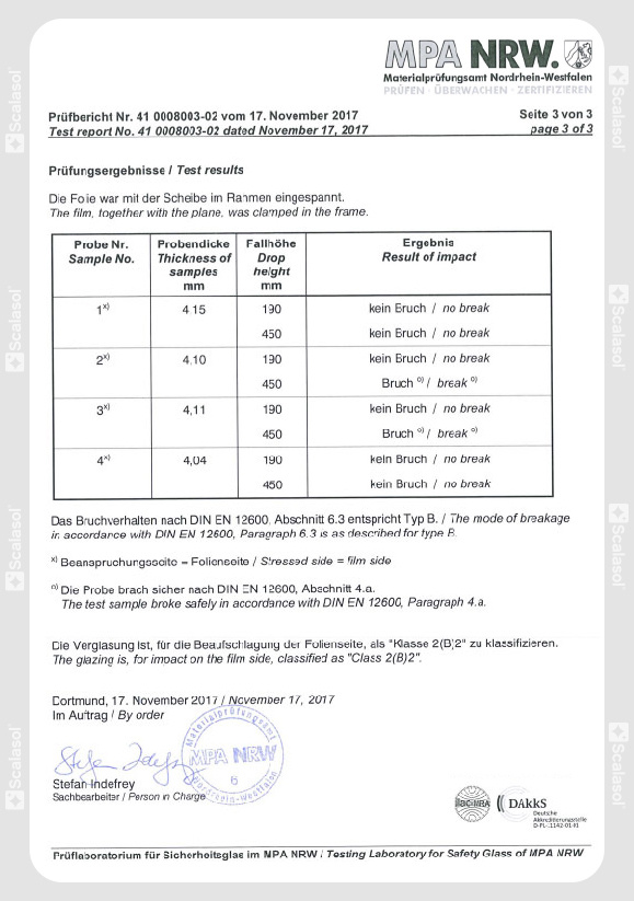 Certificaat inbraakwerende folie QS7 deel 3