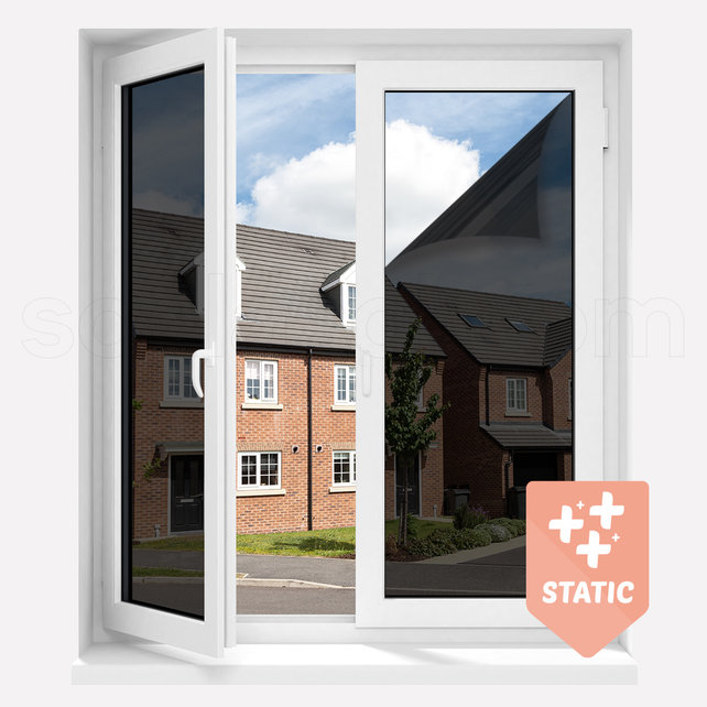 Solar Protection Film | PT2 | Dark tinted | Static | Made-to-size