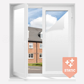 Privacy Window Film | PP45 | Matt white effect | Per roll