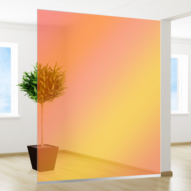 Chameleon Window Film | QVJ | Red Multi / Rainbow effect