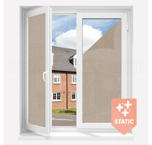Textile look Window Film | YQF | Taupe | Made-to-size