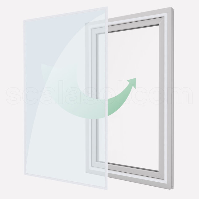 Insulating secondary window | Plastic | ISOC75 | Made-to-size