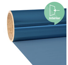 Privacy Raamfolie | PPC10 | Blauw Spiegel| Sample