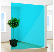 Transparent coloured film | GK35 | Azure Blue | Sample