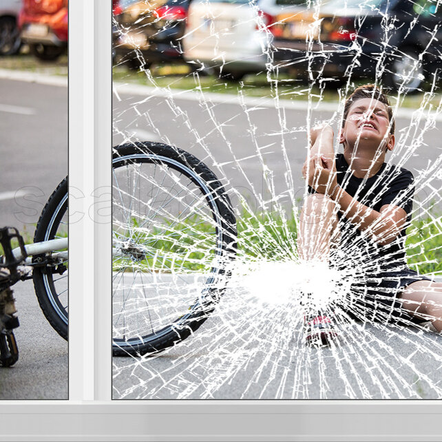 Fall-through protection Window Film | QS4E | Transparent | Per roll