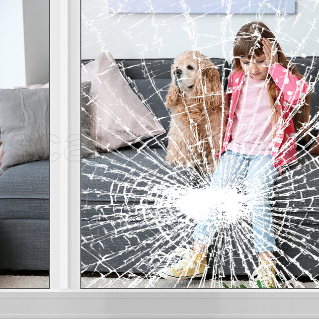Fall-through protection Window Film | QS4 | Transparent | Per roll Fall-through protection Window Film | QS4 | Transparent | Per roll