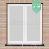 Privacy Window Film | P1WV | One Way Vision Film | White