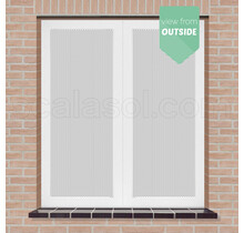 Privacy Raamfolie | P1WV | Wit | One way vision folie | Per rol