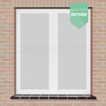Privacy Folie Wit | One way vision folie P1WV | Sample