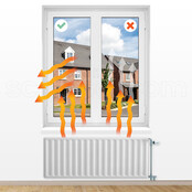 Insulating Window Film | EC100 | Transparent | Per roll