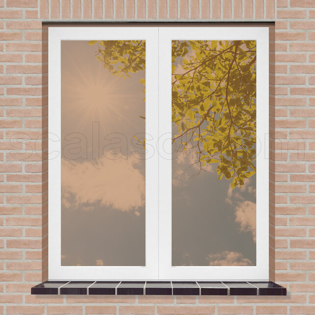 Privacy Raamfolie | PPC30 | Brons / Koper Spiegel