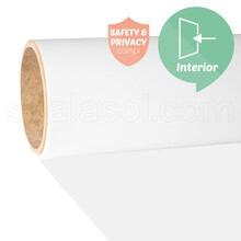 Privacy Veiligheidsfolie | QMP4 | Mat wit | Sample