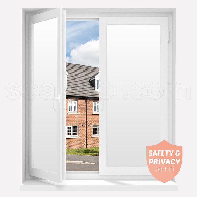 Privacy and Safety Window Film | QMP4 | Matt white