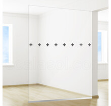 Security Window Film | Anti-passage indication | Plus single pattern