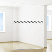 Security Window Film | Anti-passage indication | Stripes diagonally