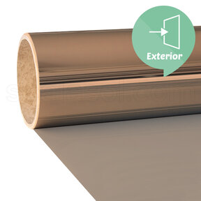 Privacy Window Film | PPC35 | Copper Mirror | Sample
