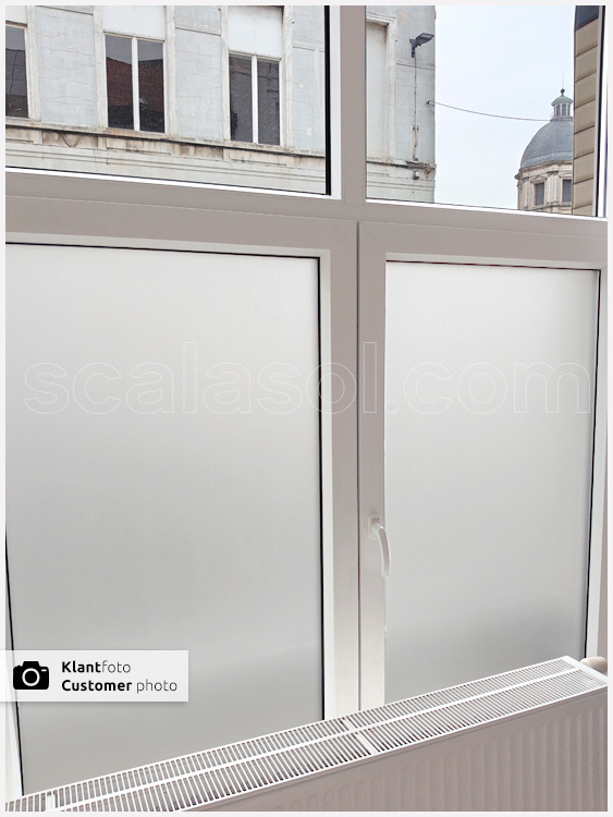 Film Pour Fenêtre Givré Non Adhésif - 200x30 Cm - Protection UV Et Confidentialité - Pose Facile Sans Colle