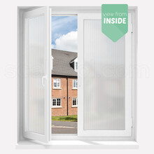 Motief Privacy Raamfolie | MR10 | Ribbelglas effect | Mat | Sample