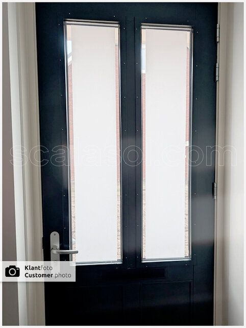 Privacy Raamfolie | PP45 | Mat wit effect | Statisch