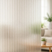 Pattern Privacy Film | MR10 | Ribbed glass effect | Matte