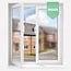 Scalasol® Pattern Privacy Film | MR20 | Ribbed glass effect | Clear | Sample