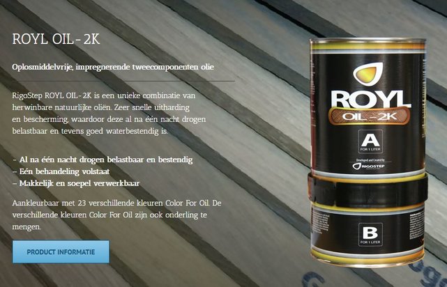 Oil 2k WHITE nr 4561 inhoud 1 Ltr