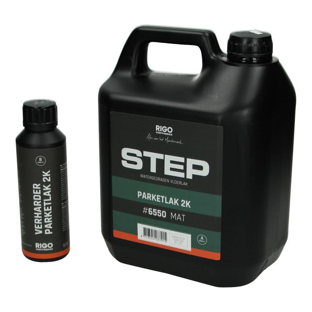 Rigostep STEP 2k Hout Lak MAT 6550 (1 of 4 liter klik hier)