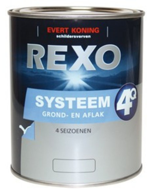 Rexo 4Q Systeem Grond/Aflak WIT