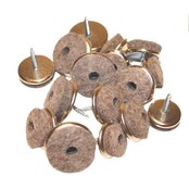 Felt cap (felt glide) with screw