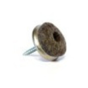 Felt cap (felt glide) with screw