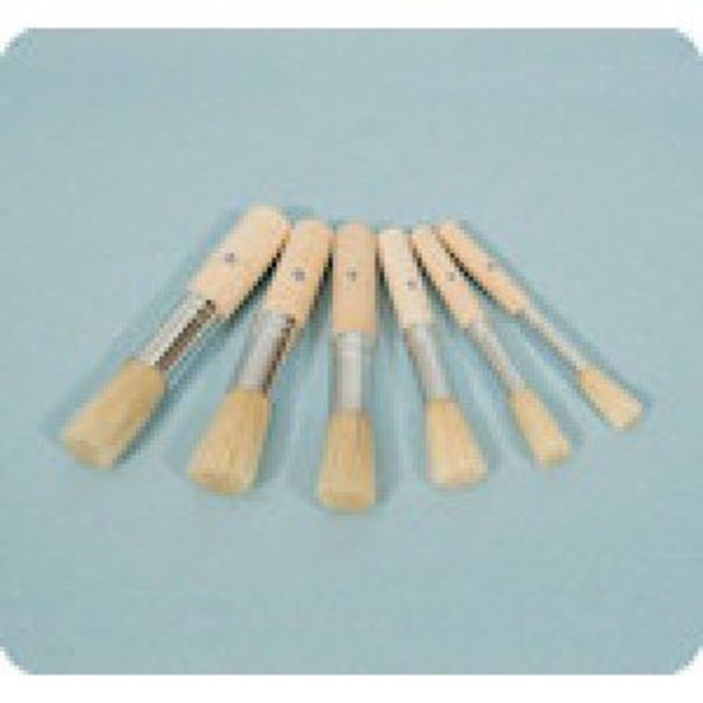 Tamponeer (Stencil) Brushes 10 pcs Tamponeer (Stencil) Brushes 10 pcs