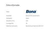 Schuurband Bona 8700 Keramisch maat 200x750mm Schuurband Bona 8700 Keramisch maat 200x750mm