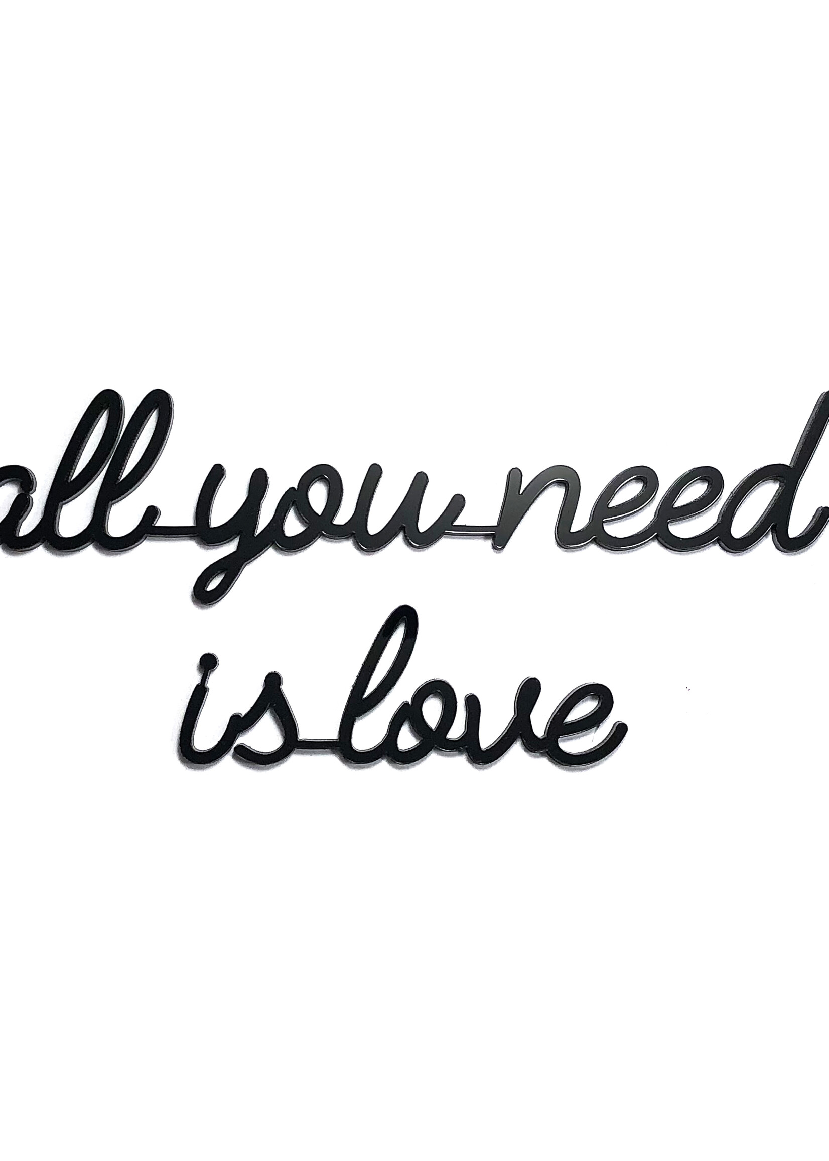 ALL YOU NEED IS LOVE