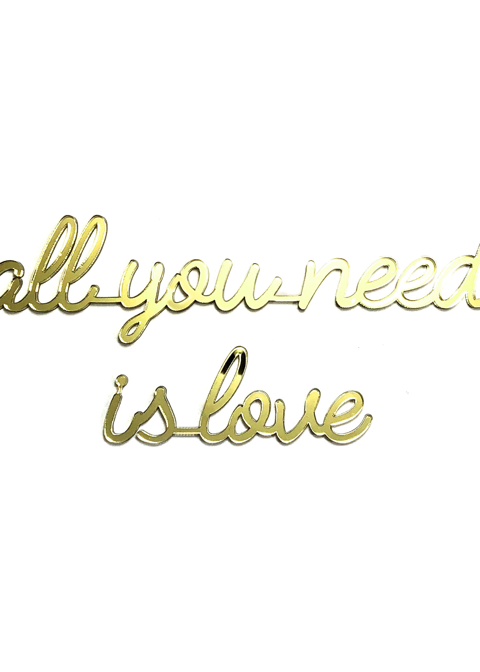 ALL YOU NEED IS LOVE